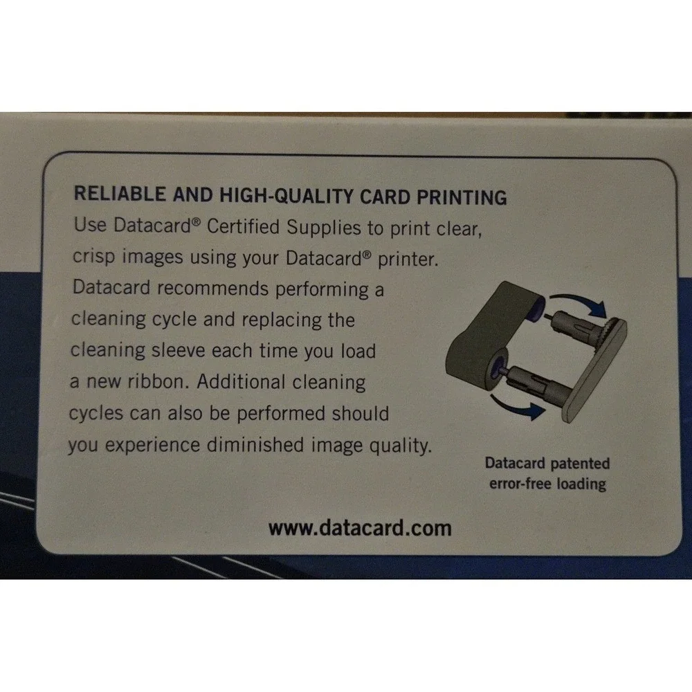 New Datacard 534000-006 Color Ribbon - YMCKT-KT - 300 Prints - Data Card